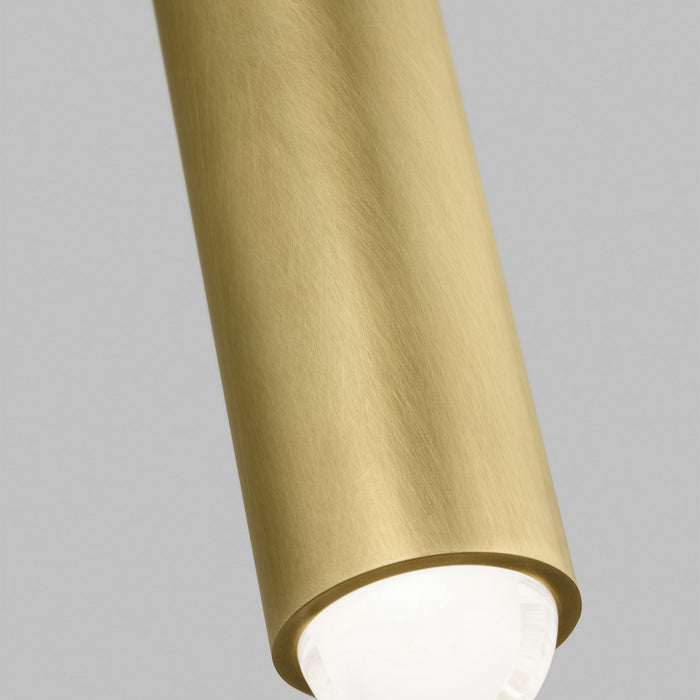 Visual Comfort Modern - 700TDEBL16NB-LED927-277 - LED Pendant - Ebell - Natural Brass