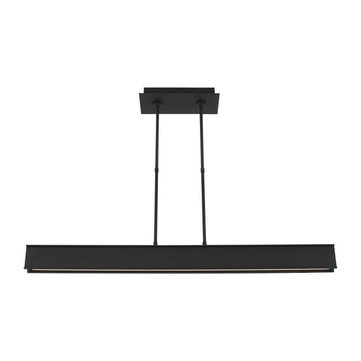 Visual Comfort Modern - 700LSIBM47B-LED927 - LED Linear Suspension - I-Beam - Nightshade Black