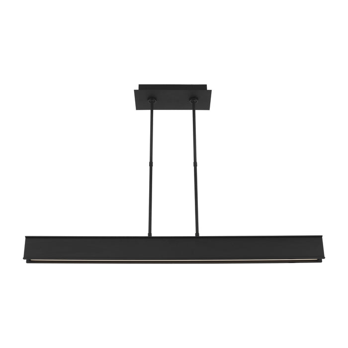 Visual Comfort Modern - 700LSIBM47B-LED927 - LED Linear Suspension - I-Beam - Nightshade Black