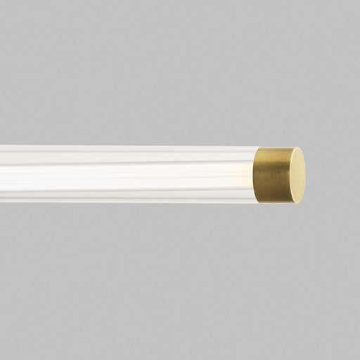 Visual Comfort Modern - 700LSPHB68NB-LED927 - LED Linear Suspension - Phobos - Natural Brass