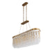 Varaluz - 359N06HG - Six Light Linear Pendant - Lafayette - Havana Gold