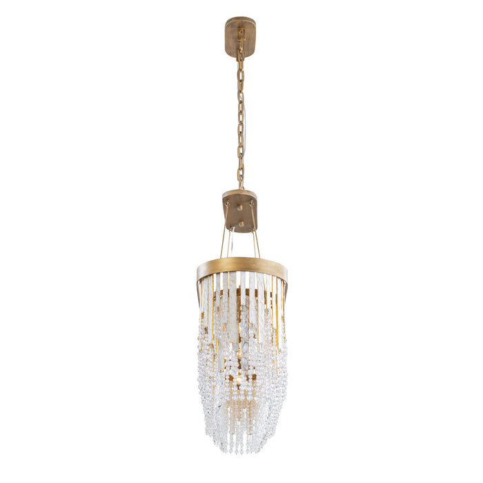 Varaluz - 359N06HG - Six Light Linear Pendant - Lafayette - Havana Gold