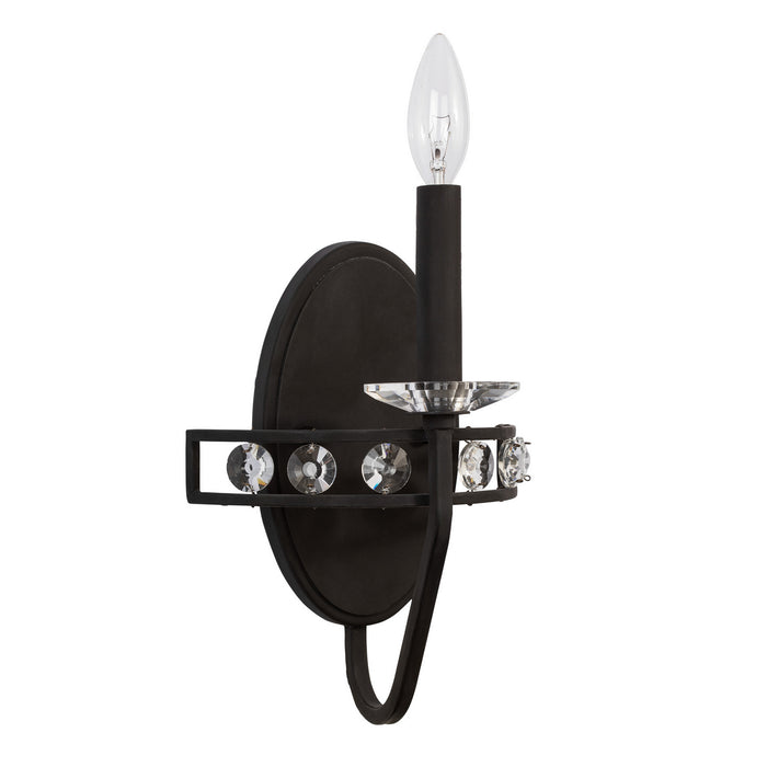 Varaluz - 363W01CB - One Light Wall Sconce - Monroe - Carbon