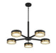 Savoy House - 1-1635-5-143 - LED Chandelier - Ashor - Matte Black with Warm Brass Accents