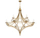 Savoy House - 1-1672-12-322 - 12 Light Chandelier - Director - Warm Brass