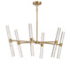 Savoy House - 1-1733-12-322 - LED Chandelier - Arlon - Warm Brass