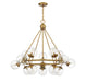 Savoy House - 1-1932-15-322 - 15 Light Chandelier - Orion - Warm Brass