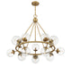 Savoy House - 1-1932-15-322 - 15 Light Chandelier - Orion - Warm Brass