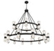 Savoy House - 1-1938-36-89 - LED Chandelier - Dryden - Matte Black