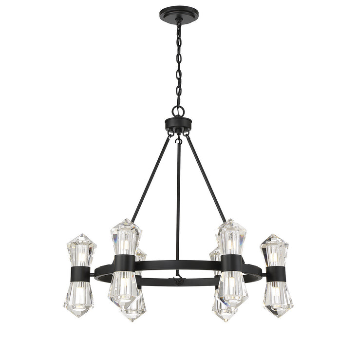 Savoy House - 1-1939-12-89 - LED Chandelier - Dryden - Matte Black