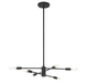 Savoy House - 1-7000-6-89 - Six Light Chandelier - Lyrique - Matte Black