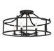 Savoy House - 6-1679-5-89 - Five Light Semi Flush Mount - Stockton - Matte Black