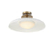 Savoy House - 6-1685-1-142 - One Light Semi-Flush Mount - Gavin - White with Warm Brass Accents