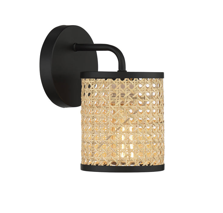 Savoy House - 9-1648-1-89 - One Light Wall Sconce - Jaylar - Matte Black