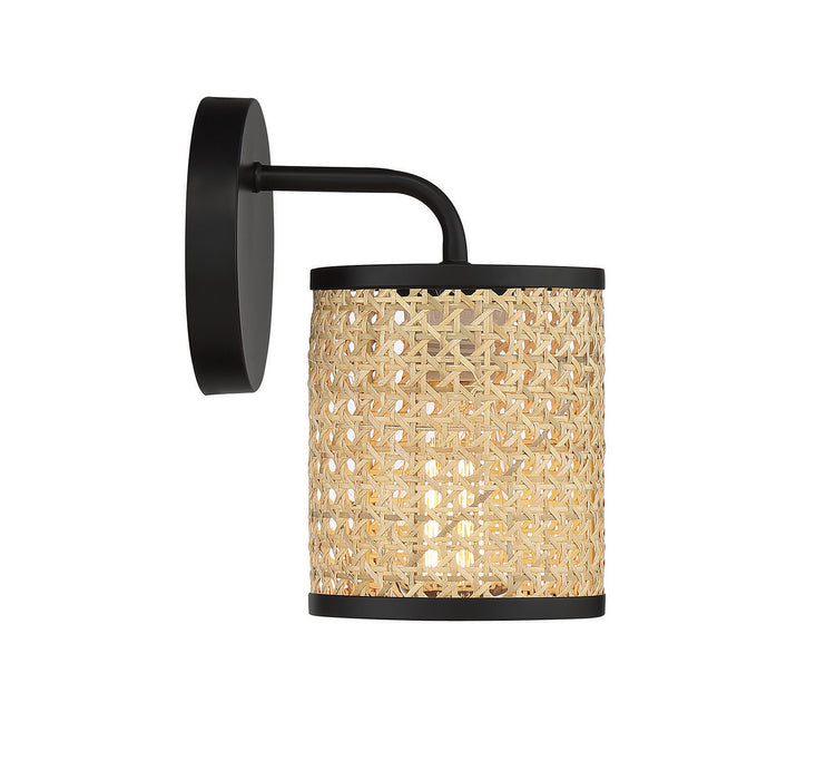 Savoy House - 9-1648-1-89 - One Light Wall Sconce - Jaylar - Matte Black