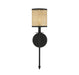 Savoy House - 9-1649-1-89 - One Light Wall Sconce - Jaylar - Matte Black