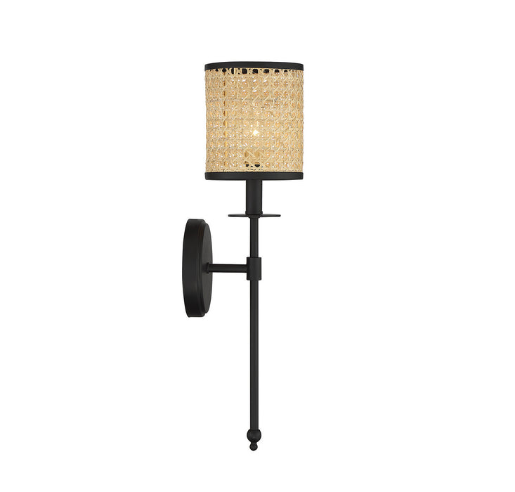 Savoy House - 9-1649-1-89 - One Light Wall Sconce - Jaylar - Matte Black