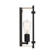 Savoy House - 9-1697-1-143 - One Light Wall Sconce - Hayward - Matte Black with Warm Brass Accents