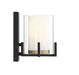 Savoy House - 9-1977-1-143 - One Light Wall Sconce - Eaton - Matte Black with Warm Brass Accents