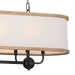 Kichler - 52467AVI - Eight Light Linear Chandelier - Heddle - Anvil Iron