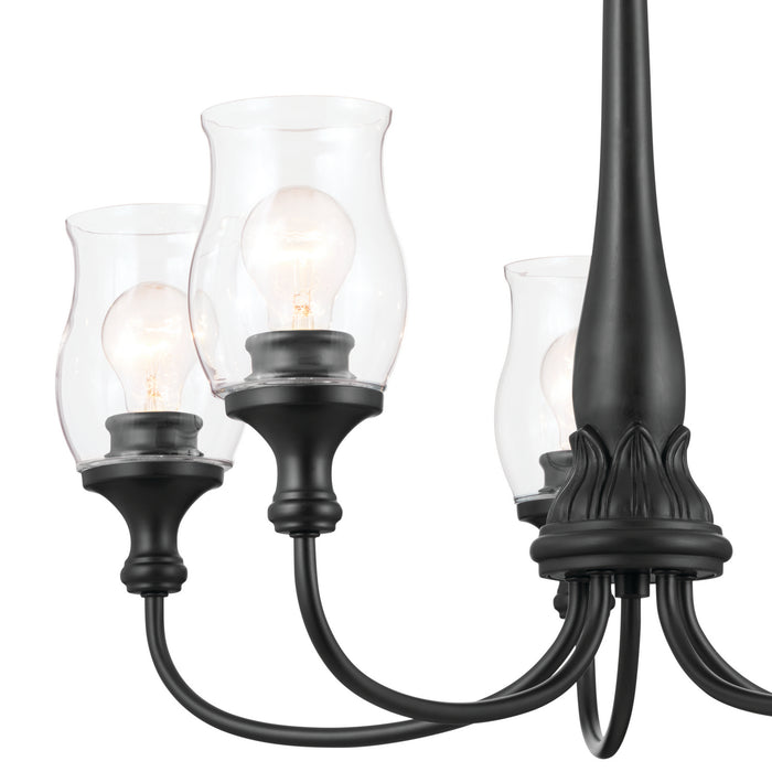 Kichler - 52468BK - Five Light Chandelier - Melis - Black