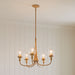 Kichler - 52468WMP - Five Light Chandelier - Melis - Warm Maple Wood