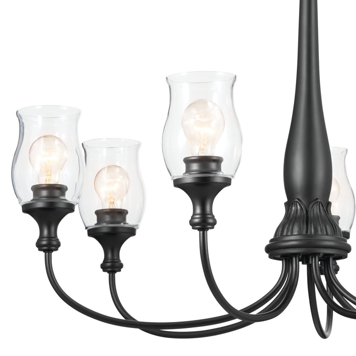 Kichler - 52469BK - Seven Light Chandelier - Melis - Black