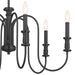 Kichler - 52470BK - Six Light Chandelier - Karthe - Black