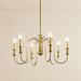 Kichler - 52470NBR - Six Light Chandelier - Karthe - Natural Brass