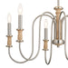 Kichler - 52470NI - Six Light Chandelier - Karthe - Brushed Nickel