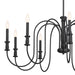 Kichler - 52471BK - Nine Light Chandelier - Karthe - Black