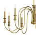 Kichler - 52471NBR - Nine Light Chandelier - Karthe - Natural Brass