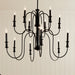 Kichler - 52472BK - 12 Light Chandelier - Karthe - Black