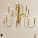 Kichler - 52472NBR - 12 Light Chandelier - Karthe - Natural Brass