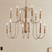 Kichler - 52472NI - 12 Light Chandelier - Karthe - Brushed Nickel