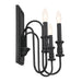 Kichler - 52473BK - Three Light Wall Sconce - Karthe - Black