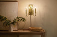 Kichler - 52473NBR - Three Light Wall Sconce - Karthe - Natural Brass