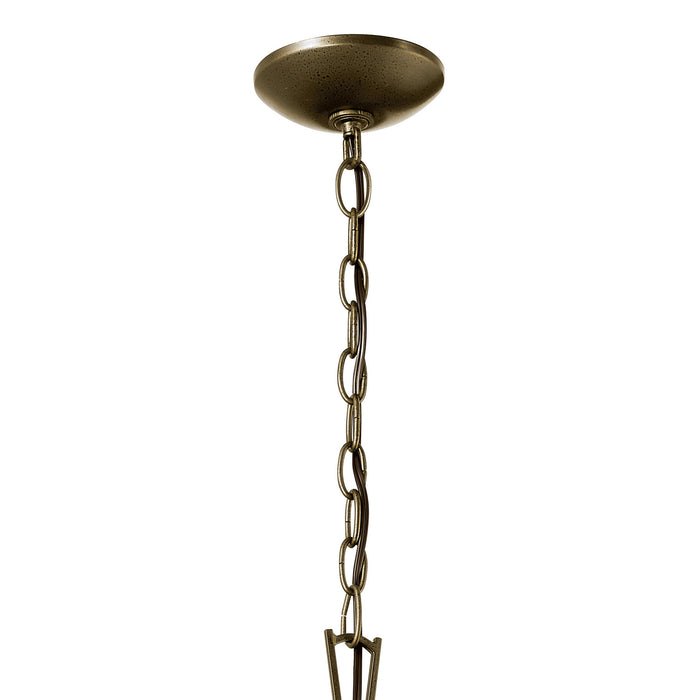 Kichler - 52475CHZ - Four Light Foyer Pendant - Dame - Character Bronze