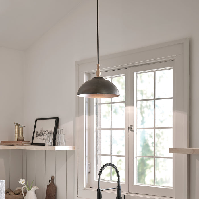 Kichler - 52476AVI - One Light Pendant - Fira - Anvil Iron