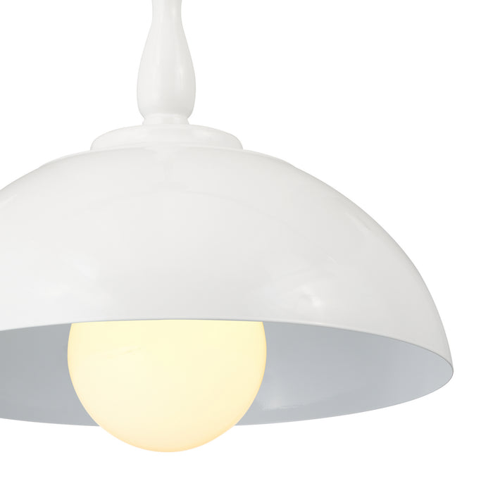 Kichler - 52476WH - One Light Pendant - Fira - White