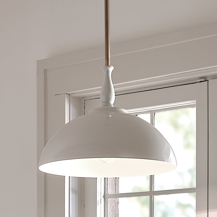 Kichler - 52476WH - One Light Pendant - Fira - White