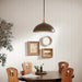 Kichler - 52477AVI - One Light Pendant - Fira - Anvil Iron