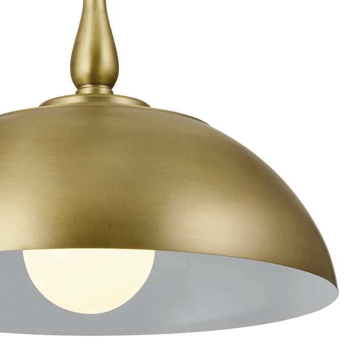 Kichler - 52477NBR - One Light Pendant - Fira - Natural Brass