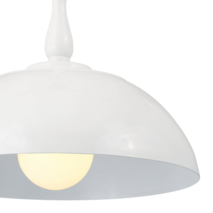 Kichler - 52477WH - One Light Pendant - Fira - White