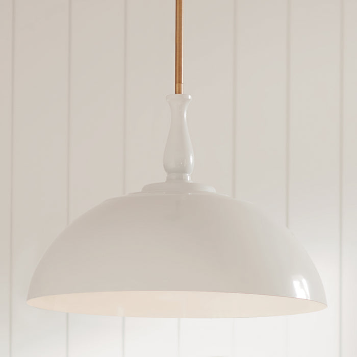 Kichler - 52477WH - One Light Pendant - Fira - White