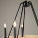 Artcraft - AC11715BK - Five Light Chandelier - Perris - Black