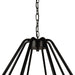 Artcraft - AC11718BK - Eight Light Chandelier - Perris - Black