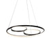 Artcraft - AC6671NB - LED Pendant - Gemini - Black, Nickel