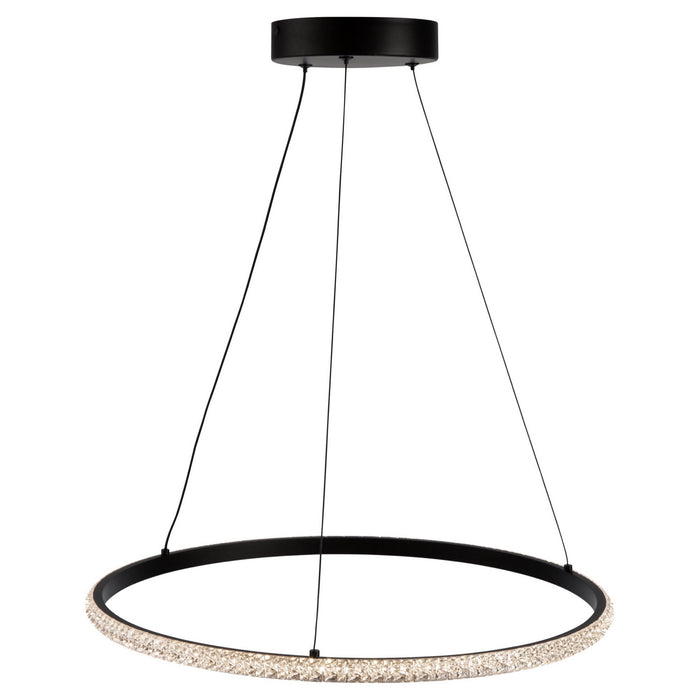 Artcraft - AC6711BK - LED Pendant - Nova - Black