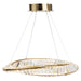 Artcraft - AC6720BB - LED Pendant - Stella - Brushed Brass